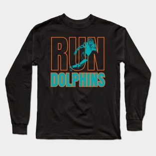 Miami Dolphins Football Team Fan Long Sleeve T-Shirt